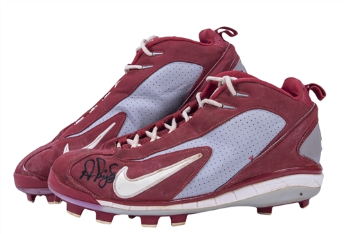 2005 Albert Pujols Game-Used and Signed Nike Cleats (J.T. Sports, MLB Authenticated & PSA/DNA) 
